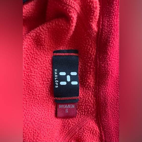 Haglöfs Scandinavian full-zip fiery red fleece - Picture 8 of 12